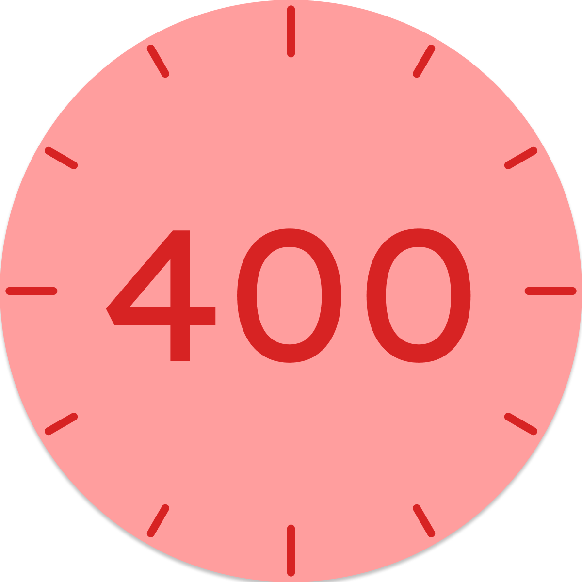 400 Hours badge