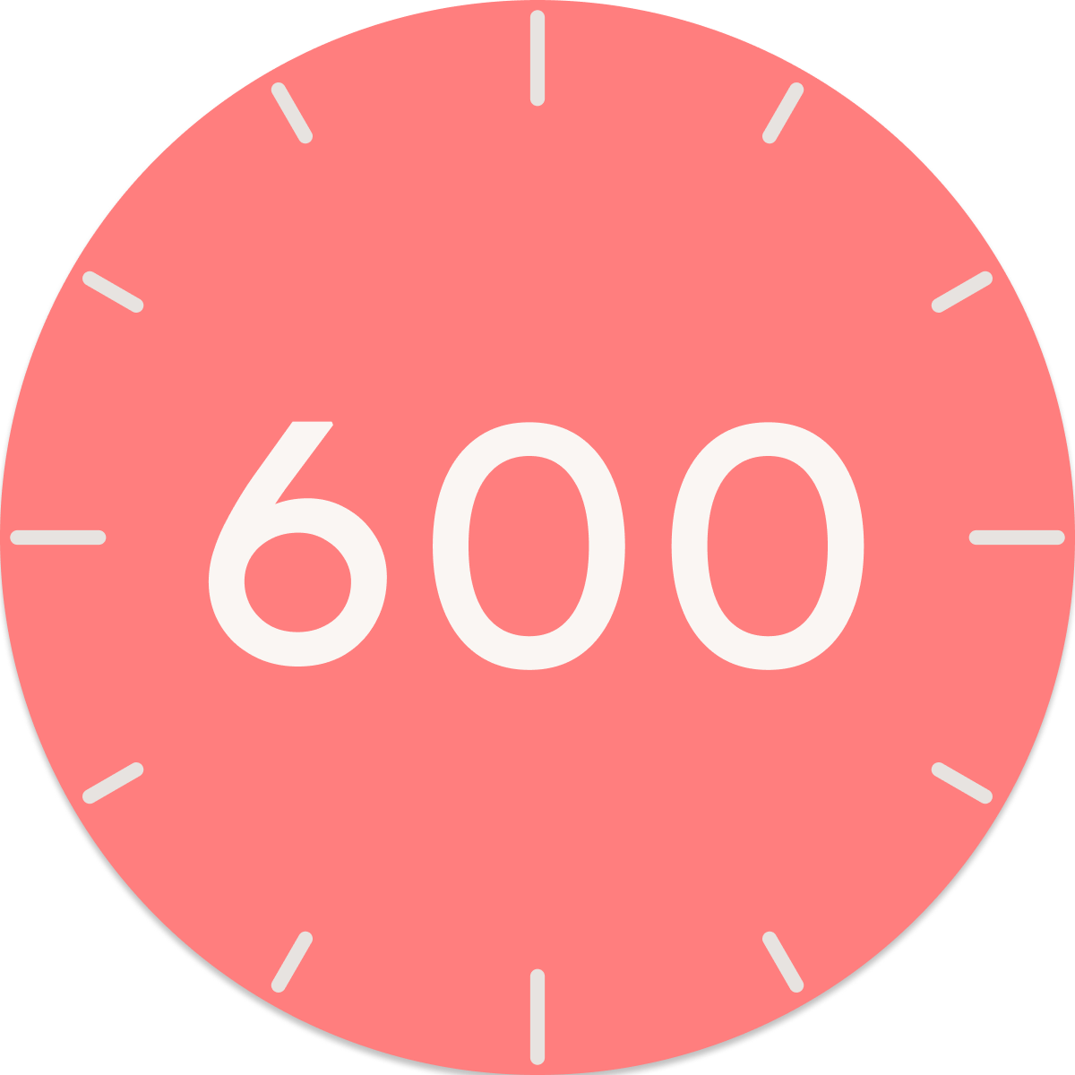 600 Hours badge