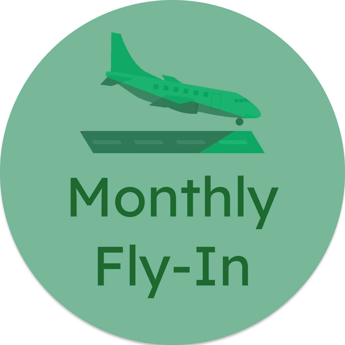 Monthly Fly-In badge