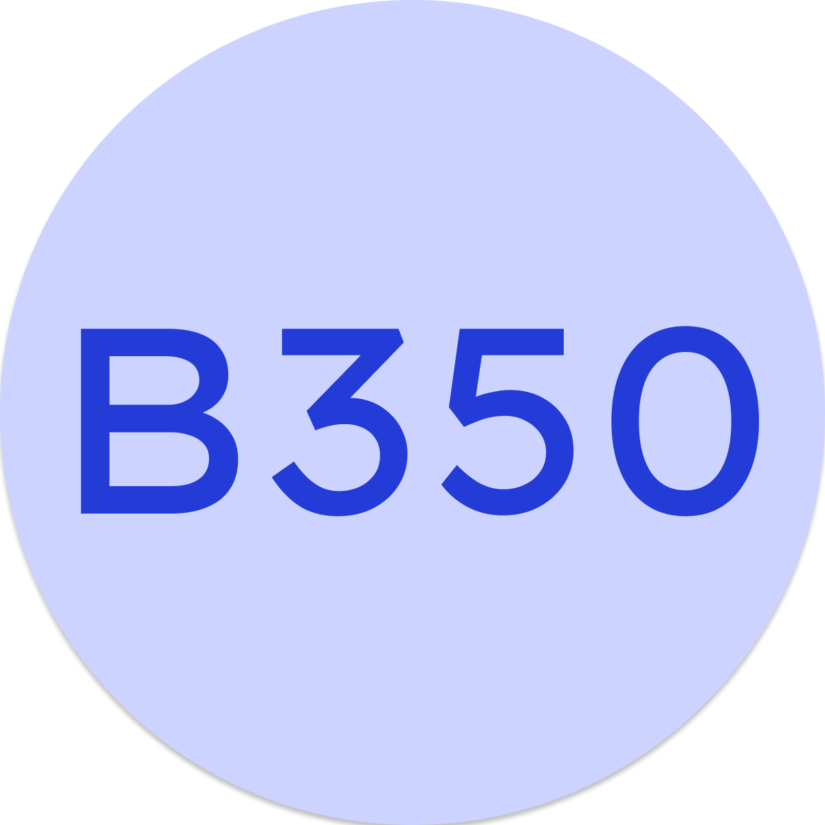 B350 badge