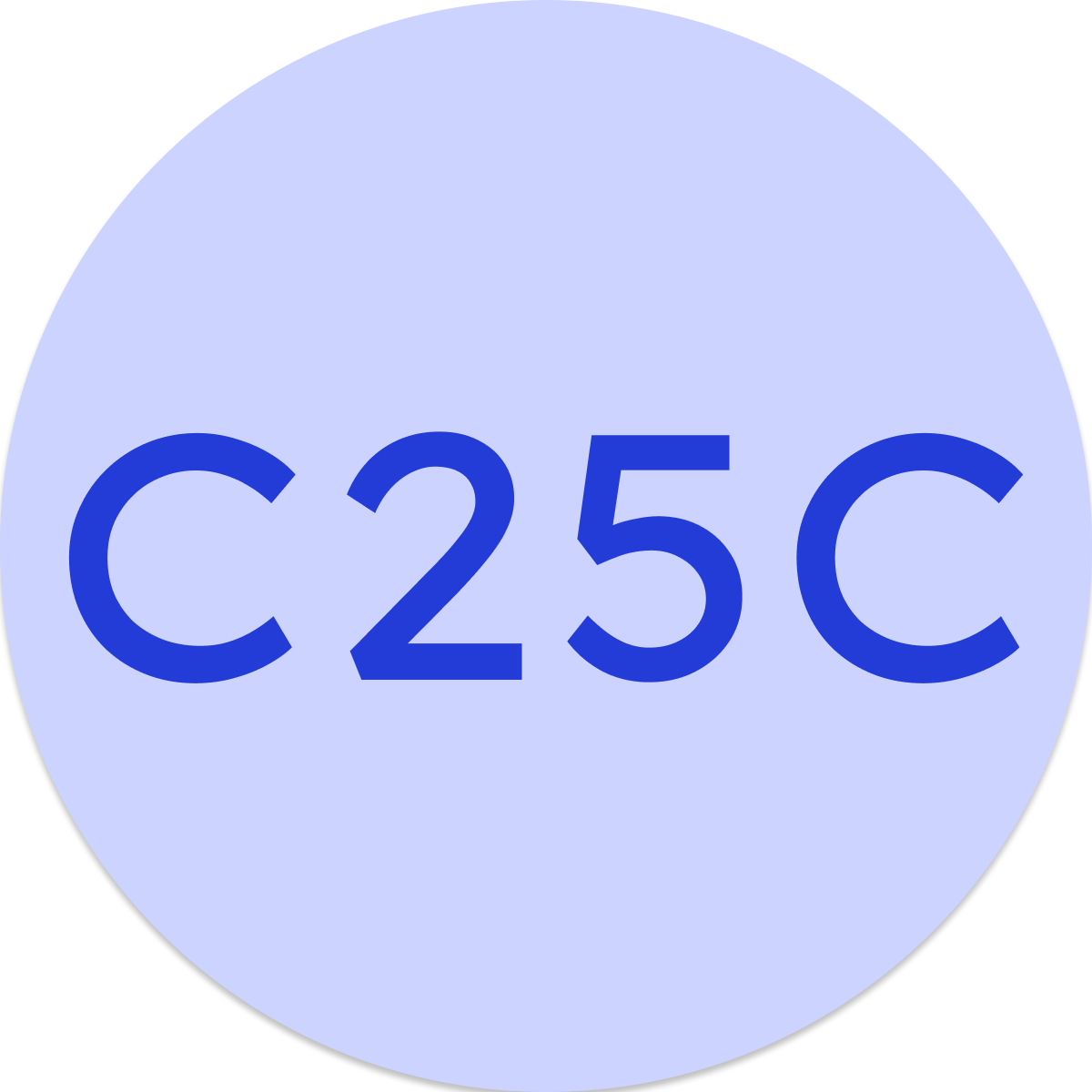 C25C badge