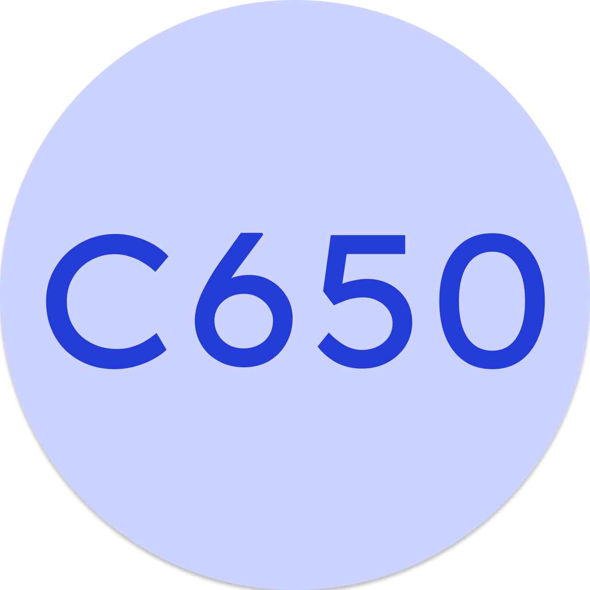 C650 badge