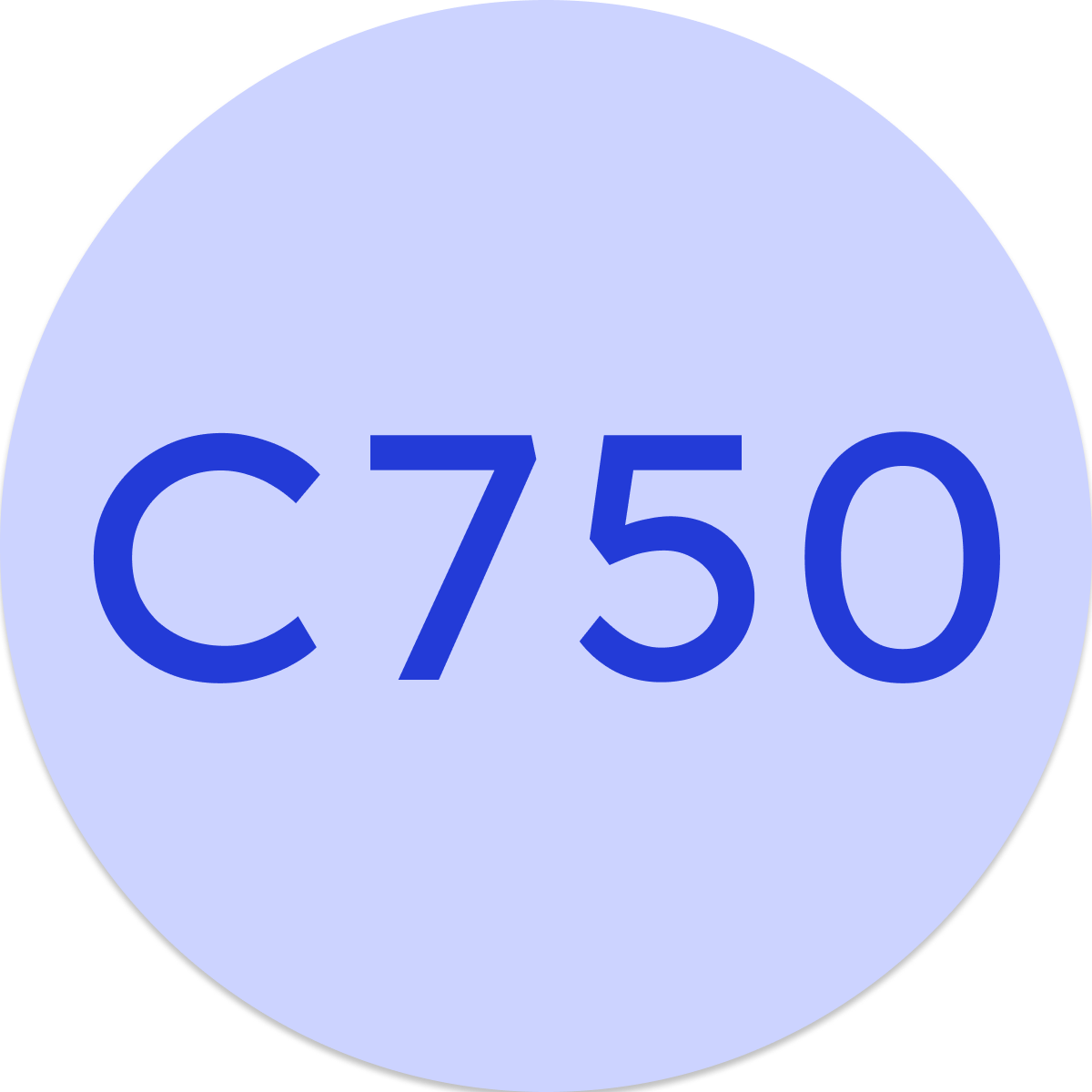 C750 badge