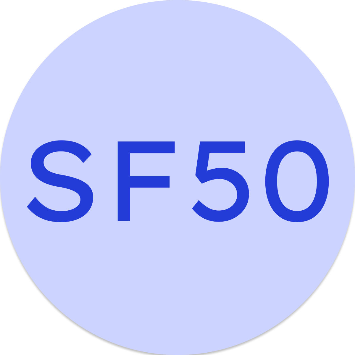 SF50 badge